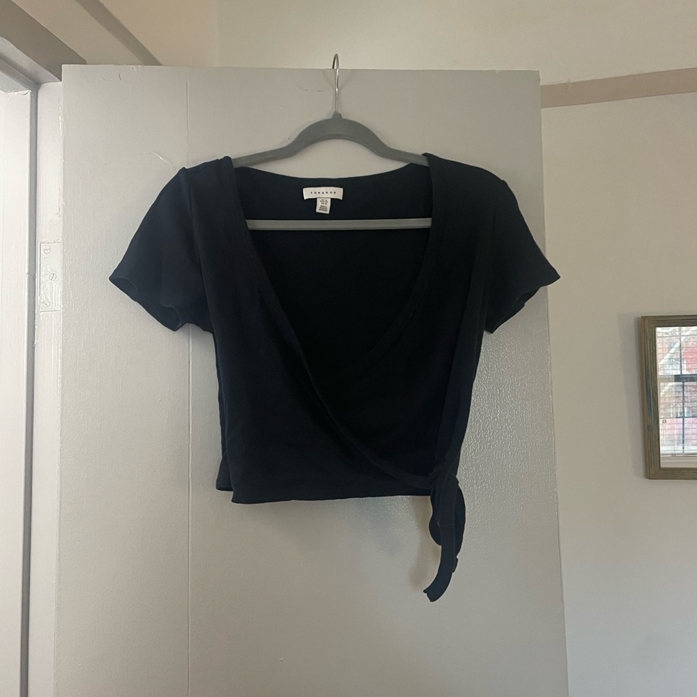 Topshop ballet style wrap top
